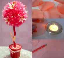 Cum sa faci o topiara și flori decora organza