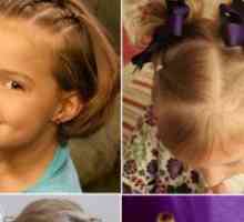 Cum se împletească părul scurt copil de 4 ani?