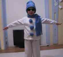 Costum om de zăpadă pentru un copil - un model Masterclass +
