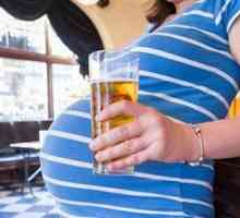 Este posibil ca berea fără alcool gravidă
