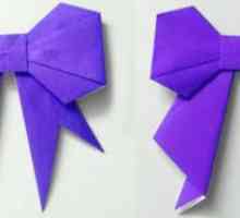 Origami panglica de hârtie cu mâinile. Foto, video