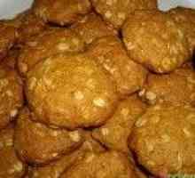 Cookie-uri fulgi de ovăz pe masa de Anul Nou