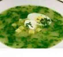 Pasate supa verde în bulion de carne (de la 1 la 1,5 ani)