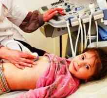 Ținând cu ultrasunete a copilului cavitatea abdominala