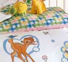 Un copil sub un an: lenjerie de pat pentru copii în leagăn