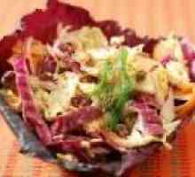 Salata de varza cu ardei gras și mere (3 la 7 ani)