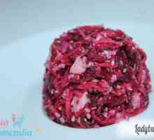 Salata de sfecla rosie cu branza de capra