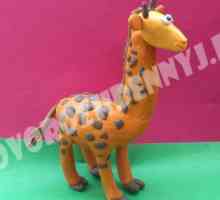 Girafa din plastilină