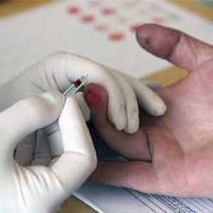 Analiza de sânge de la un deget