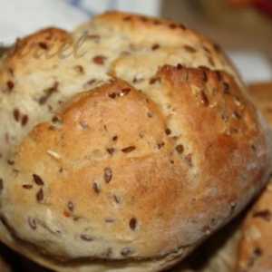 Pâine cu semințe de in