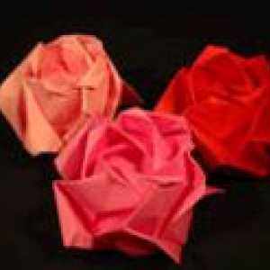 Cum sa faci un trandafir din origami hârtie