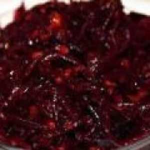 Salata de sfecla rosie cu prune si nuci (de la 1,5 la 3 ani)