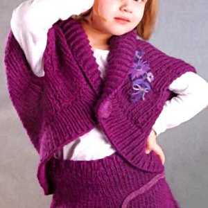 Scheme de tricotat pentru copii. Imbracaminte pentru fete